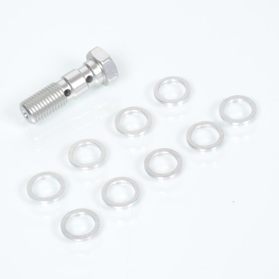 Durite de frein avant Speed Brakes pour Moto Suzuki 600 GSXR 2006 à 2007 62-SU229-2 raccord inox noir Neuf