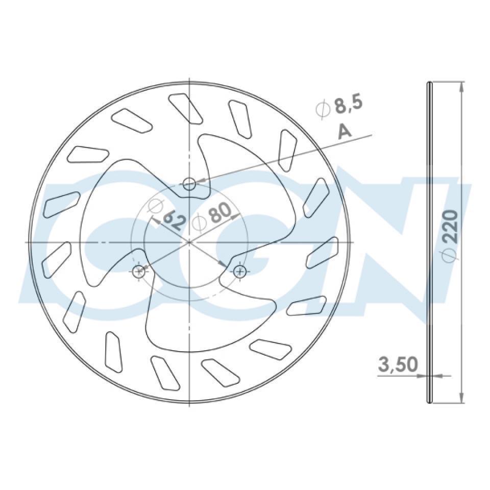 Durite de frein arrière NG Brakes pour Moto Sherco 50 IPONE REPLICA 2005 Neuf