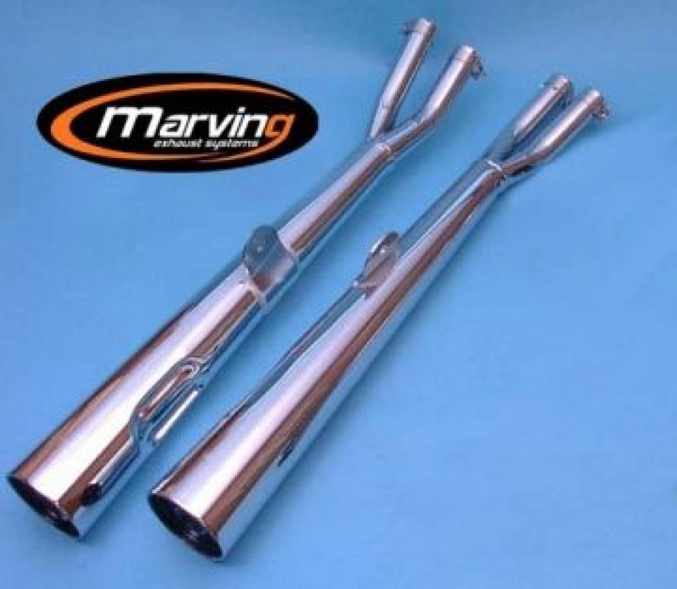 Silencieux d échappement Marving pour Moto Suzuki 1000 Gs H 1978 à 1979 Neuf