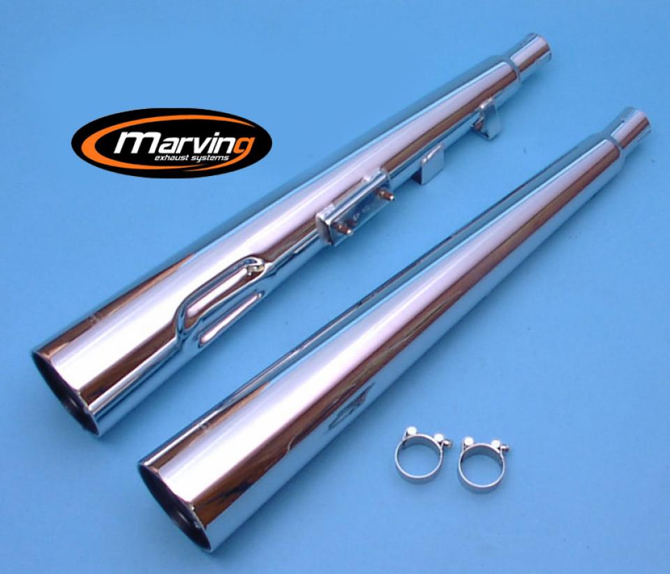 Silencieux d échappement Marving pour Moto Suzuki 250 Gsx E 1980 à 1987 Neuf