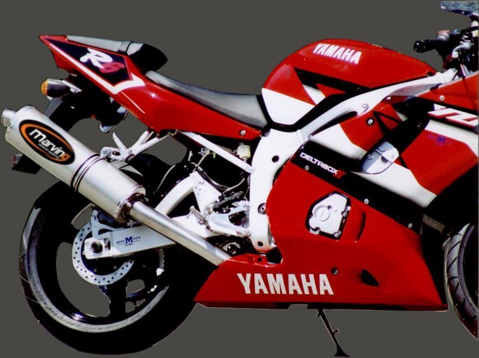 Silencieux d échappement Marving pour Moto Yamaha 1000 YZF R1 1998 à 1999 Neuf