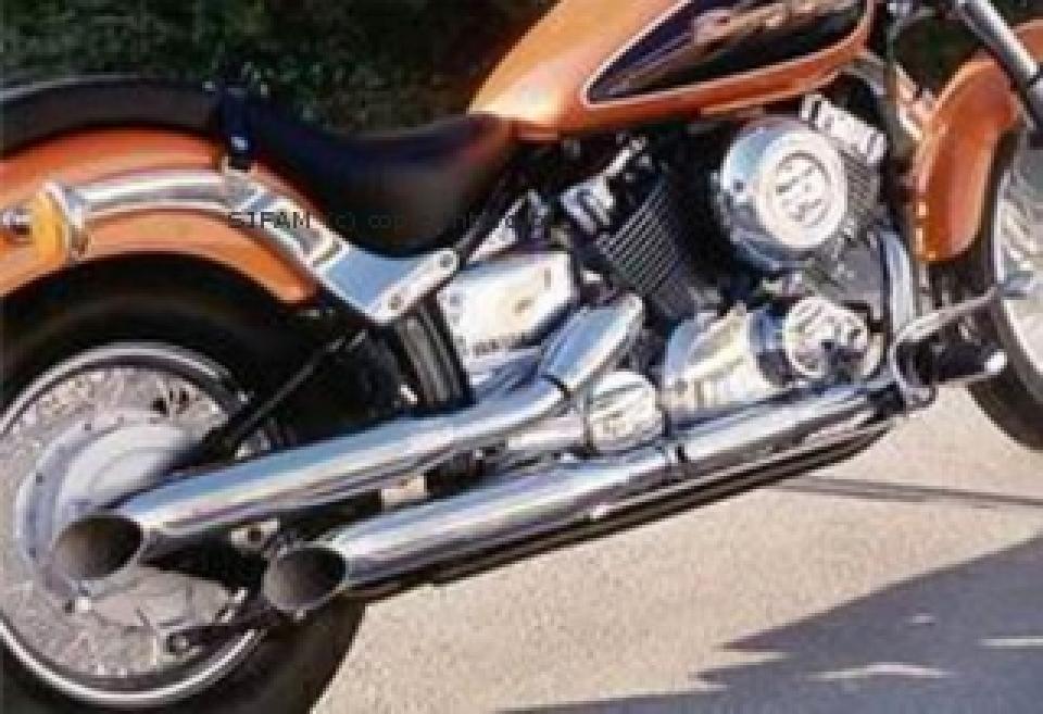 Silencieux d échappement Marving pour Moto Yamaha 650 Xvs S Dragstar 1997 à 2001 Neuf