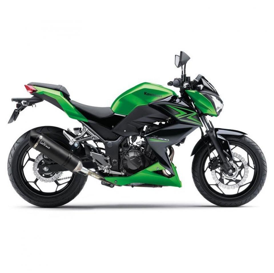 Silencieux pot échappement carbone Leovince pour moto Kawasaki Ninja 250 R 2013-2016