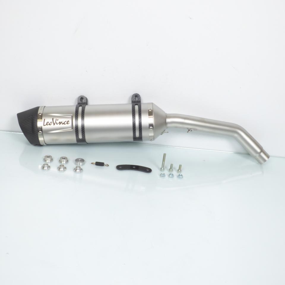 Silencieux d échappement inox Leovince pour moto Triumph 800 Tiger XR 2018-2019 Neuf