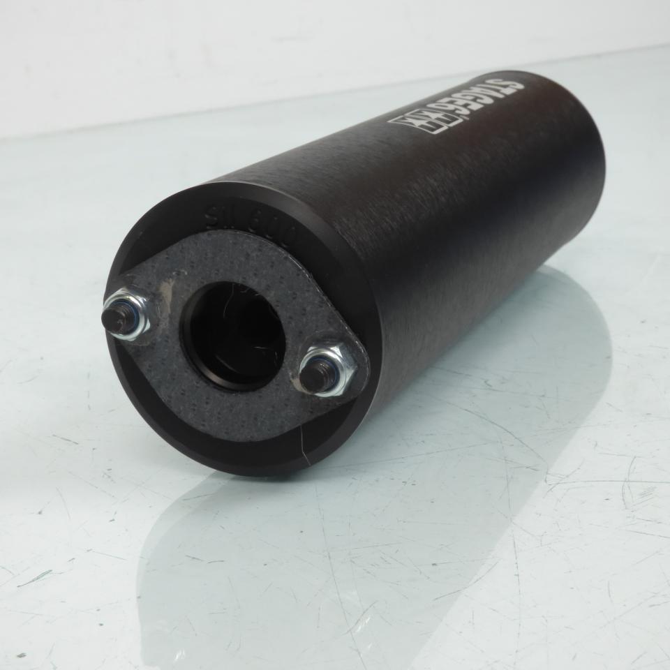 Silencieux cartouche de pot d'échappement noir STAGE6 2 vis pour moto SIL600