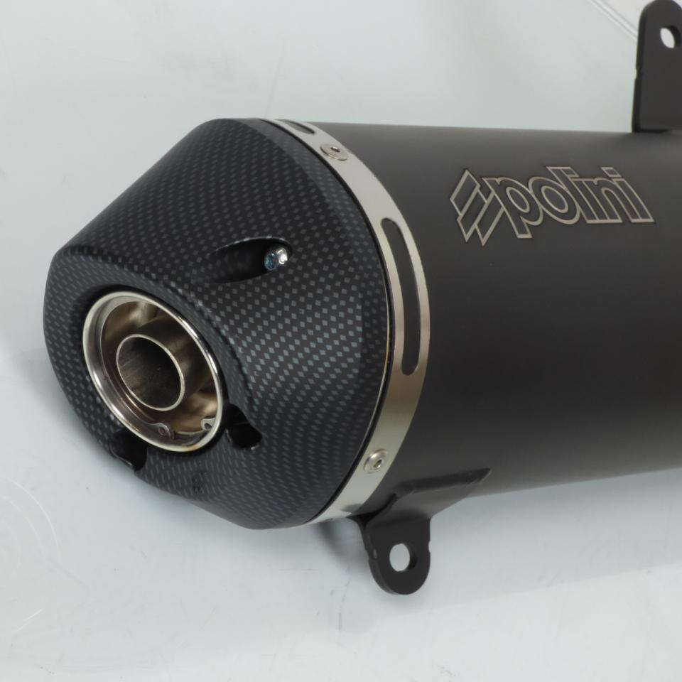 Silencieux d échappement Polini pour Scooter Peugeot 400 Metropolis 2013 à 2017 190.0054 / Black Collection Neuf