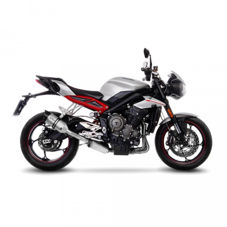 Silencieux d échappement Leovince pour Moto Triumph 660 Street triple 2017 à 2022 Neuf
