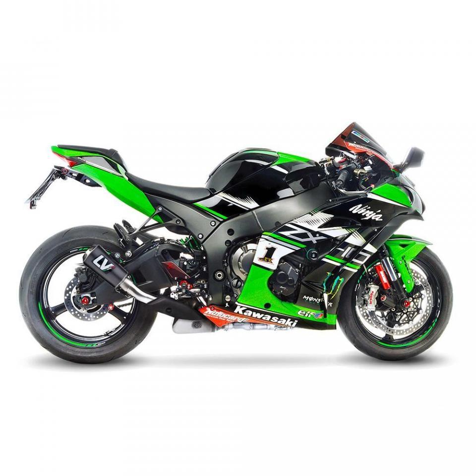 Silencieux d échappement Leovince pour Moto Kawasaki 1000 Zx-10 R Ninja Sans Abs 2016 à 2020 Neuf