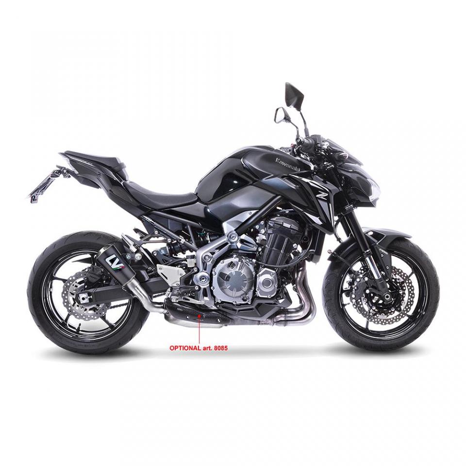 Silencieux d échappement Leovince pour Moto Kawasaki 900 Z Abs A2 Euro4 2017 à 2019 15204C Neuf