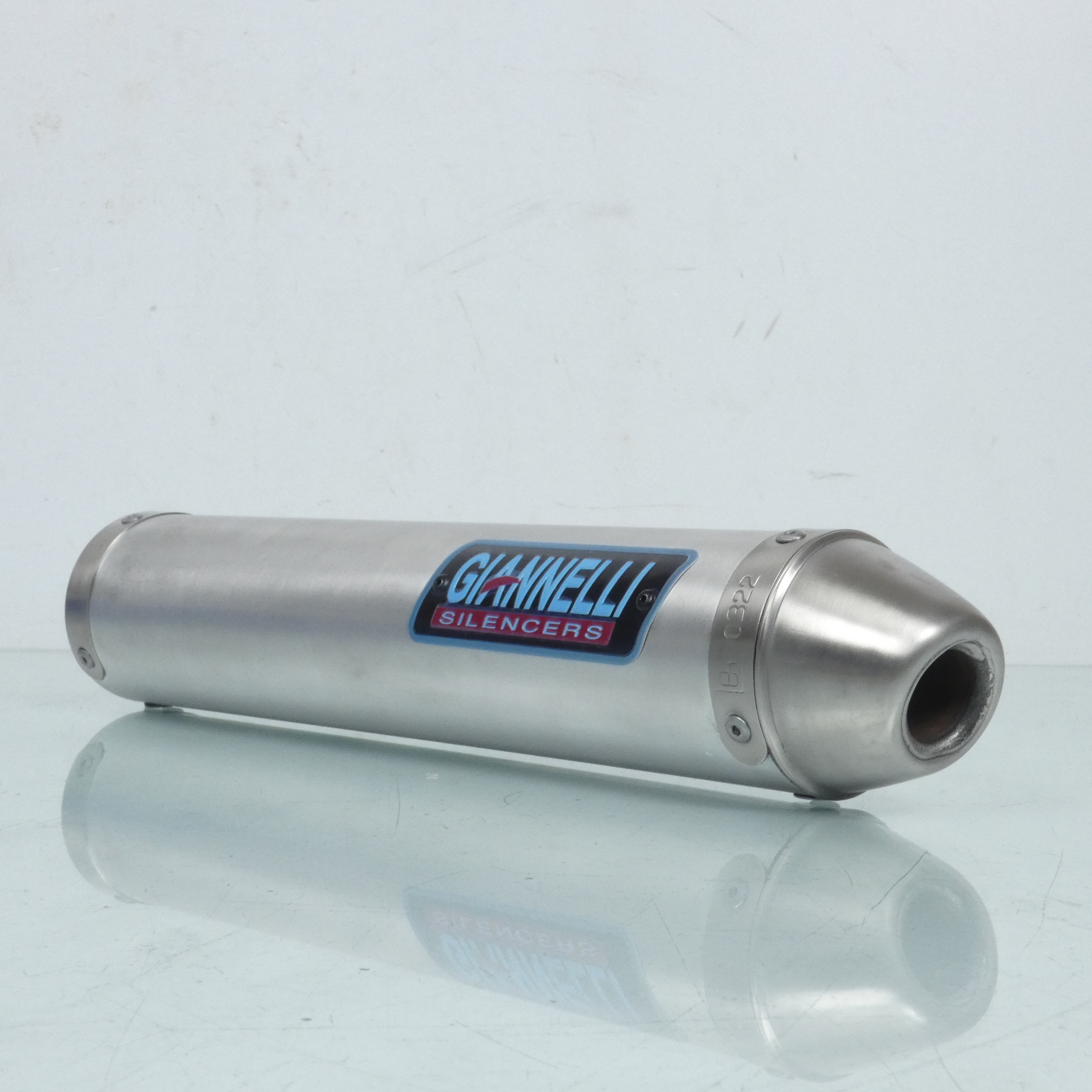 Silencieux d échappement GIANNELLI pour Moto Aprilia 125 RS Replica 1995 à 2005 Neuf