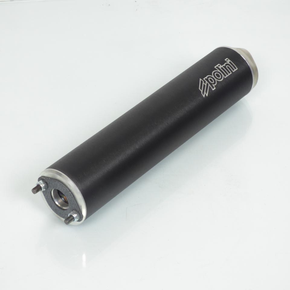 Silencieux cartouche pot échappement noir Polini 2 vis pour moto 218.0053 SIL600