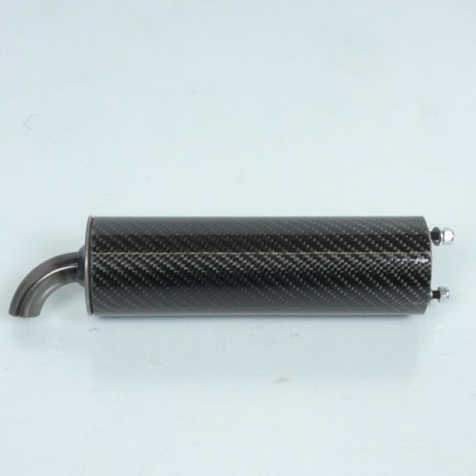 Silencieux cartouche de pot d'échappement 2 vis 37mm carbone vernis pour scooter