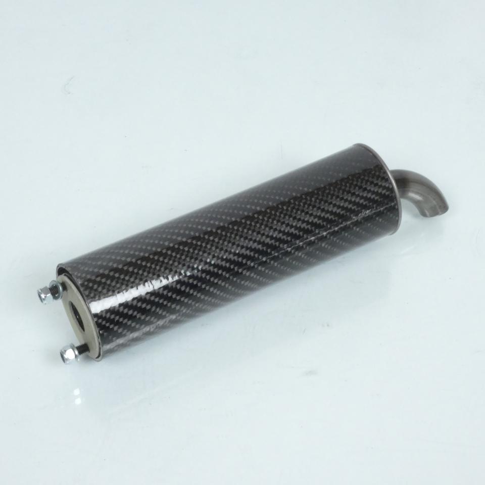 Silencieux cartouche de pot d'échappement 2 vis 37mm carbone vernis pour scooter