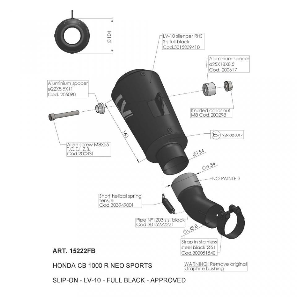 Silencieux d échappement Leovince pour Auto Neuf