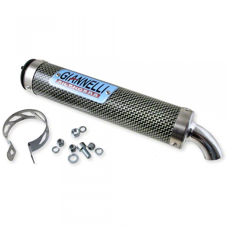 Silencieux cartouche pot échappement GIANNELLI Reverse jaune noir pour moto 50