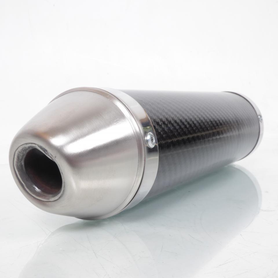 Silencieux d échappement GIANNELLI carbone 14054 emboitement Ø26mm pour moto scooter