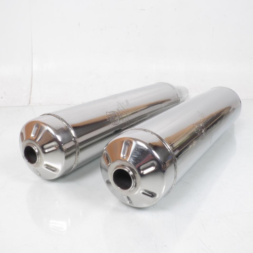 Paire de silencieux d échappement Jama pour moto Honda 350 CBS 95.1015 NC22 Neuf