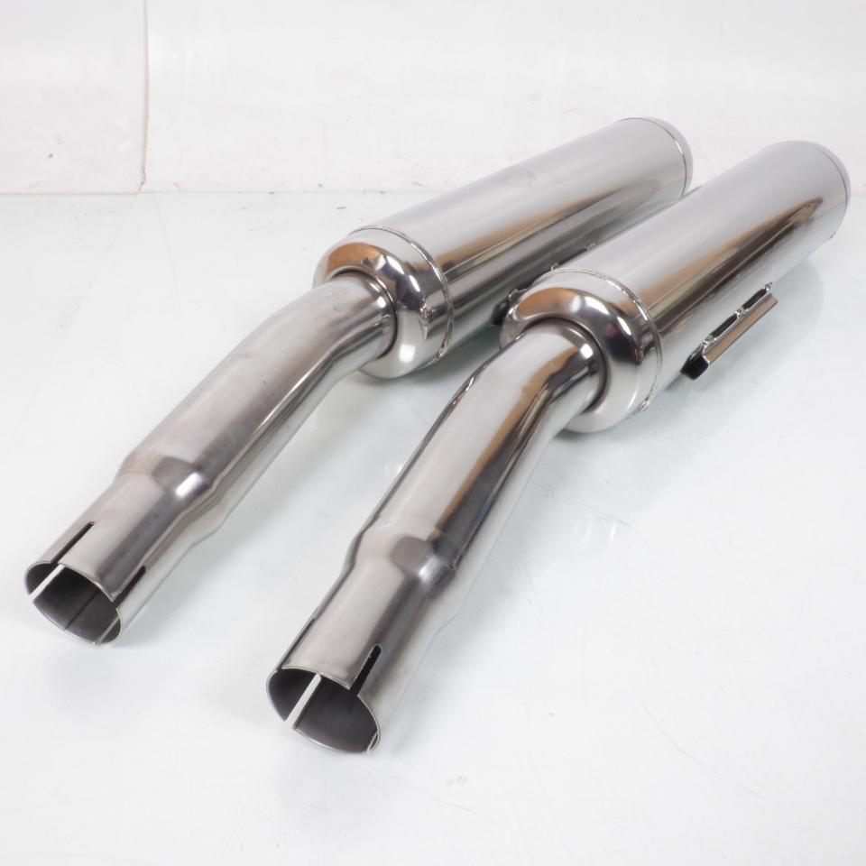 Paire de silencieux d échappement Jama pour moto Honda 350 CBS 95.1015 NC22 Neuf