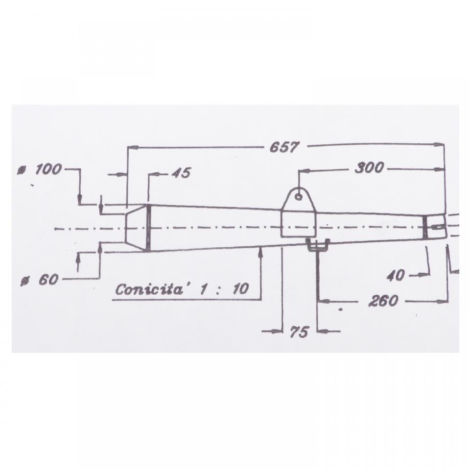 Silencieux d échappement SITO pour Moto Kawasaki 400 Z 1211 Neuf