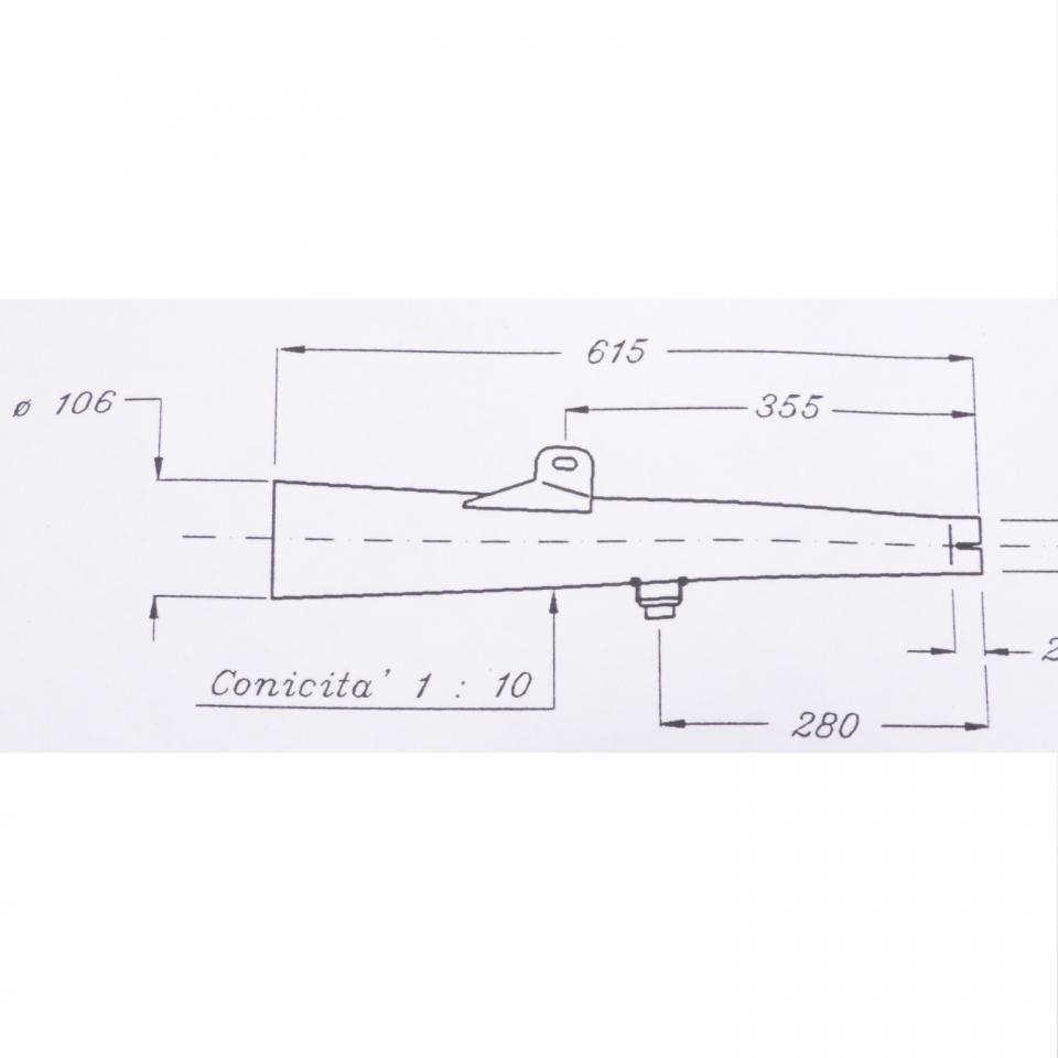 Silencieux d échappement SITO pour Moto Suzuki 750 GSX ES 1986 à 1987 1283 Neuf