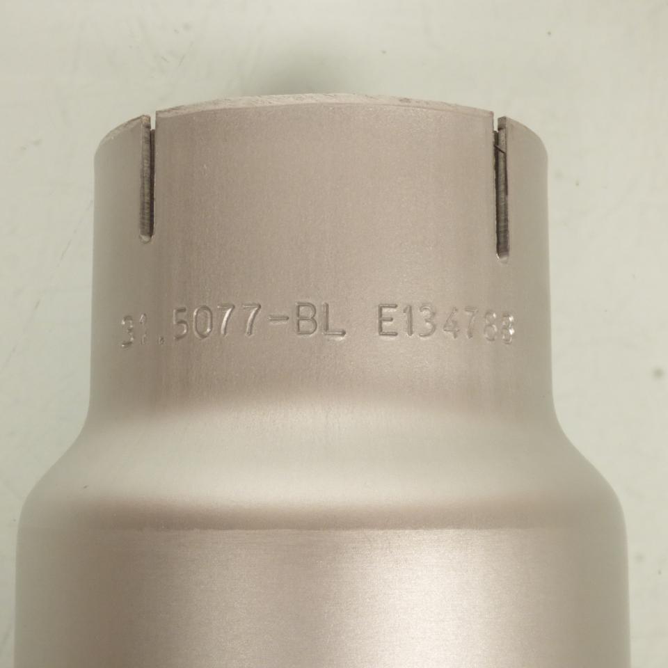 Silencieux de pot d'échappement Laser 31.5077-BL E13 4788 pour moto universel