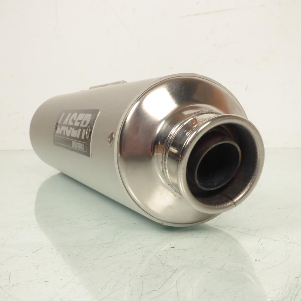 Silencieux de pot d'échappement Laser 31.5077-BL E13 4788 pour moto universel