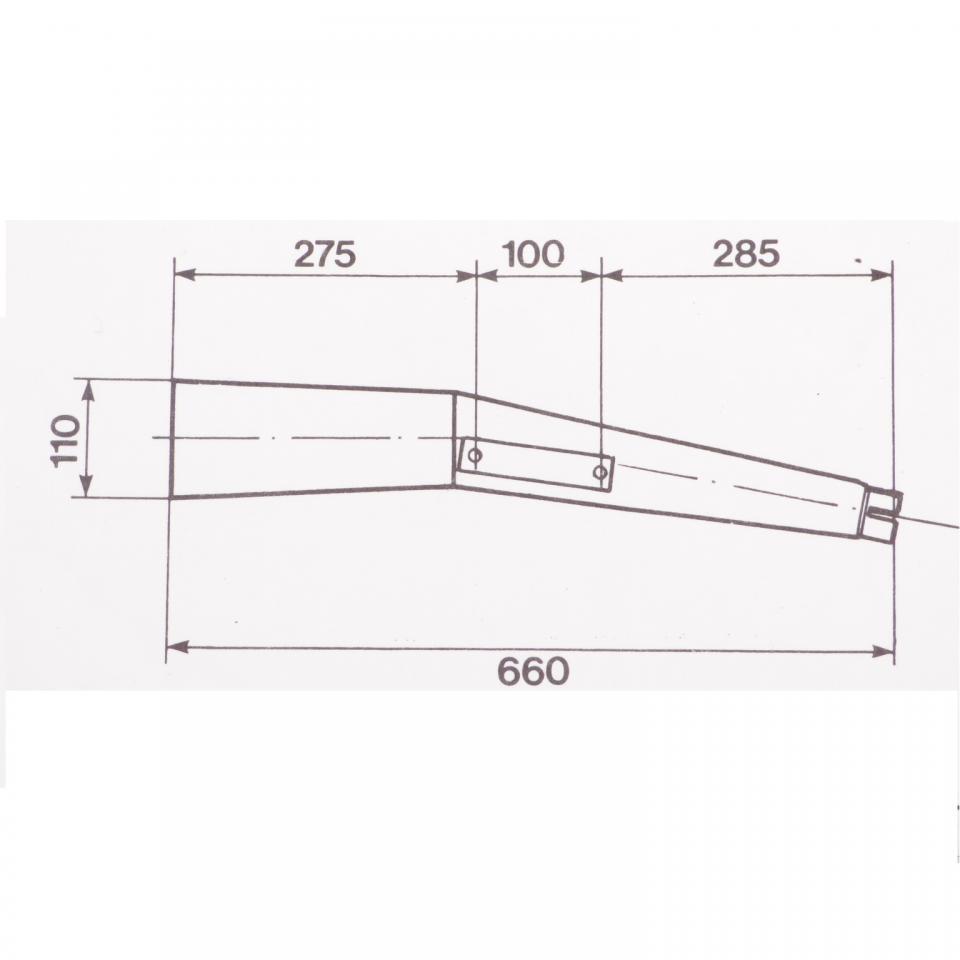 Silencieux d échappement SITO pour Moto Honda 900 CBF 1245 Neuf en destockage