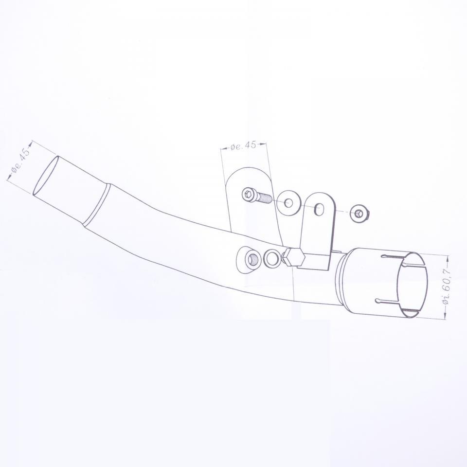 Collecteur d échappement Leovince pour Moto Suzuki 1000 GSXR 2009 à 2010 8030 Neuf