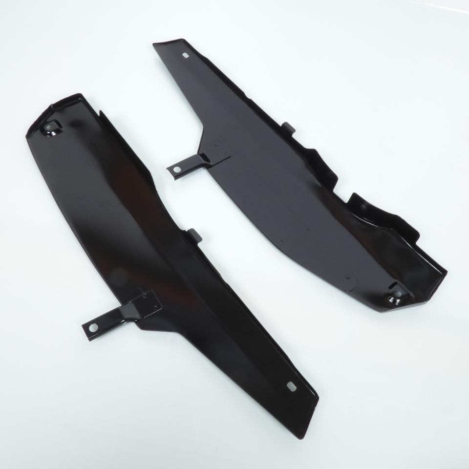 Caches latéraux RSM pour Mobylette MBK 50 51 noir / patte inférieur longue Neuf