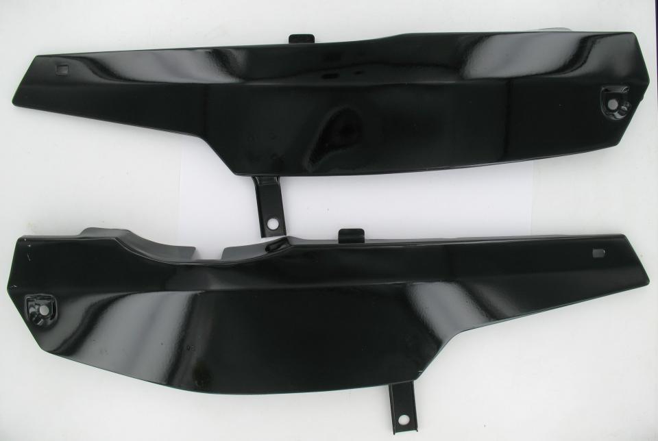 Caches latéraux RSM pour Mobylette MBK 50 51 noir / patte inférieur longue Neuf