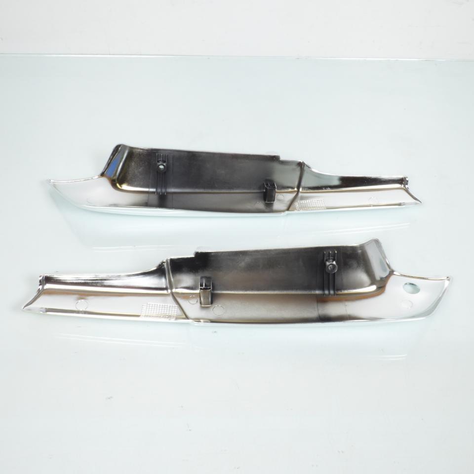 Caches latéraux chrome pour mobylette Peugeot 50 103 Vogue Neuf