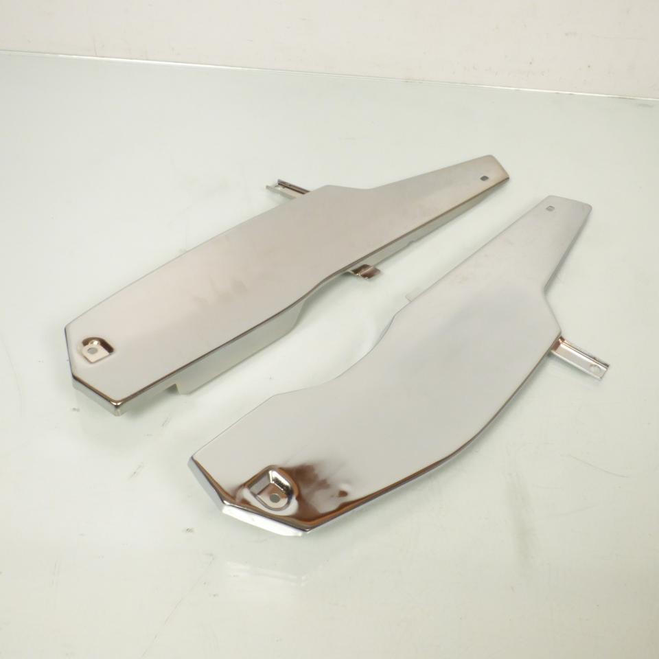 Caches latéraux chromé pour mobylette cyclo cyclomoteur MBK 51 Neuf