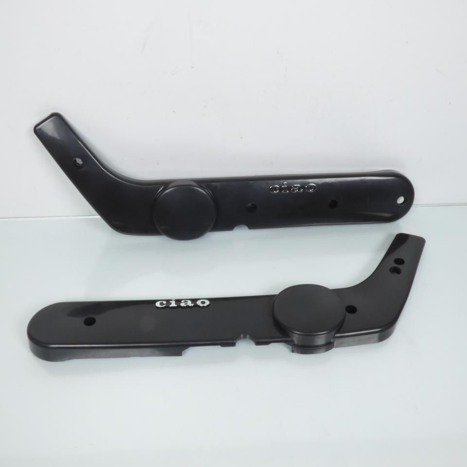 Paire de caches latéraux pour mobylette Piaggio 50 Ciao carter plastique noir