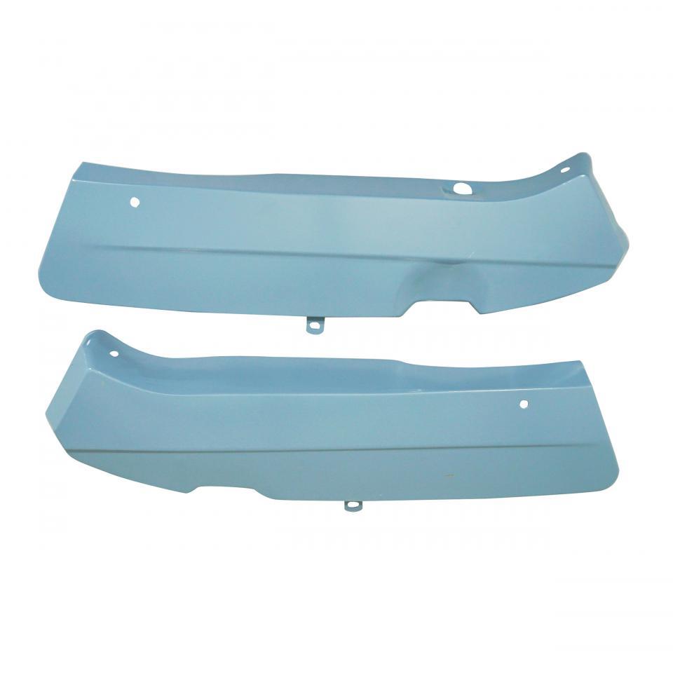 Paire de caches latéraux gris bleu pour mobylette MBK 88 capotage moteur cyclo