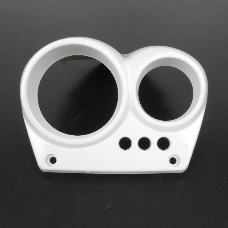 Entourage de compteur One blanc brillant pour scooter MBK 50 Nitro Neuf
