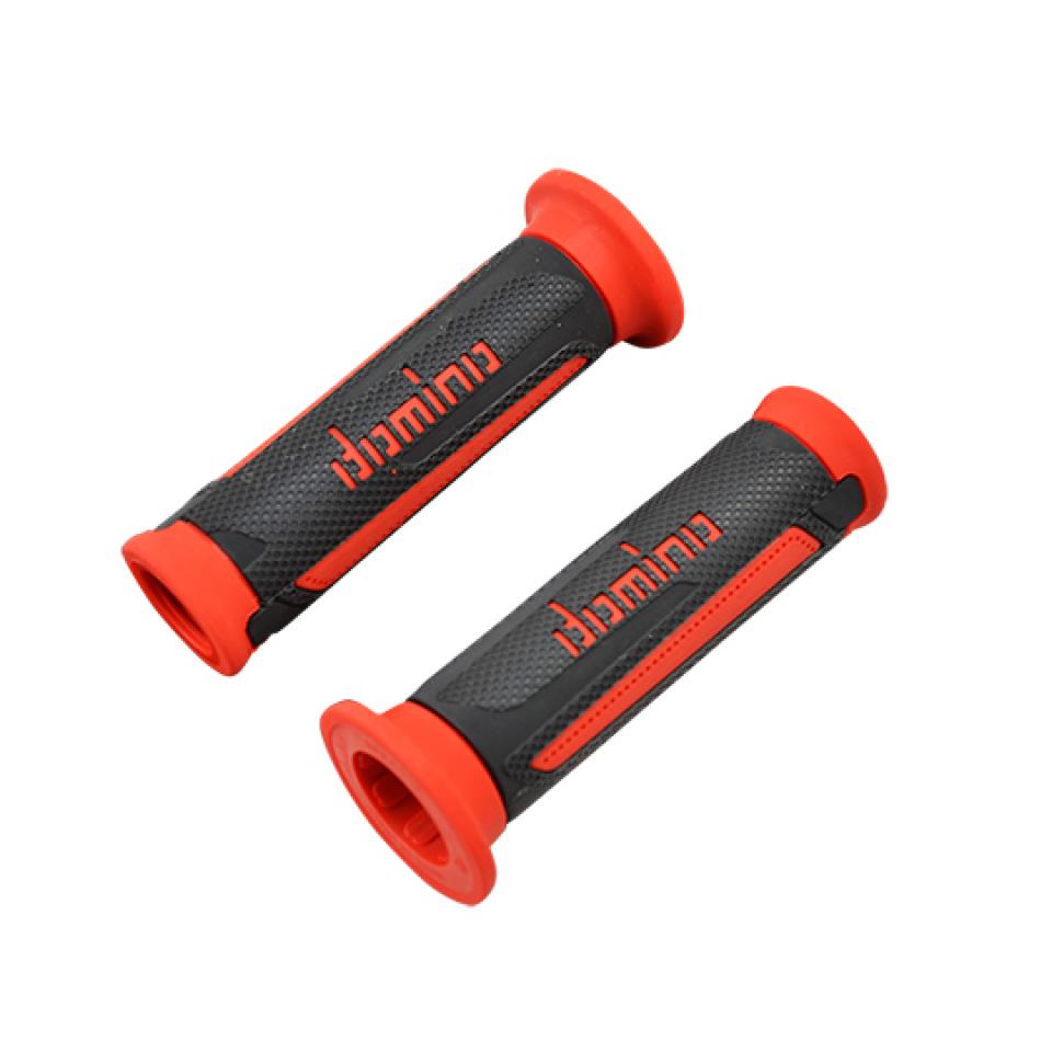 Poignée Domino A350 anthracite rouge pour moto GT tourisme routière Neuf