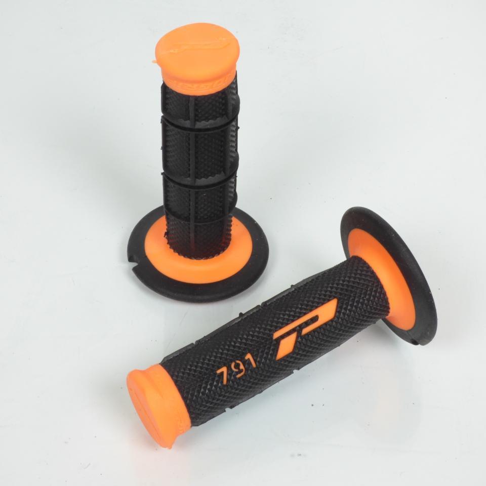 Poignée noir et orange Pro Grip 791 off road Neuf pour moto cross enduro TT