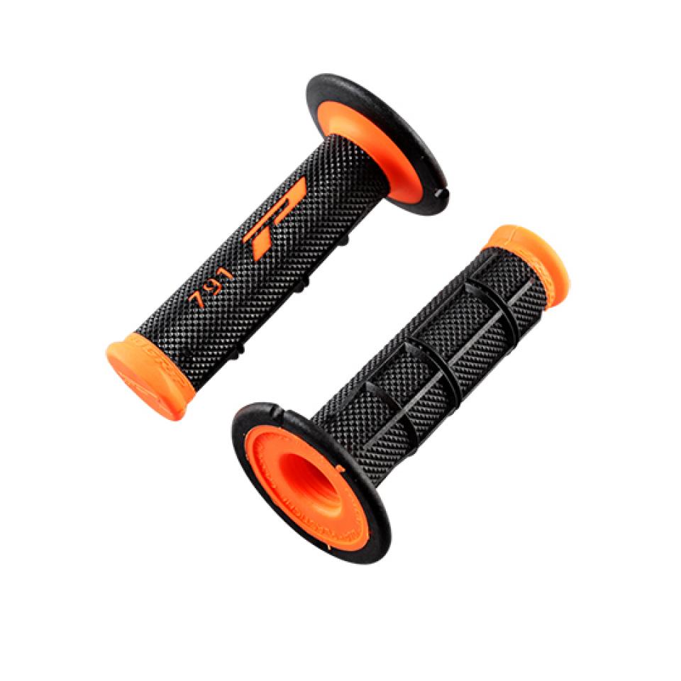 Poignée noir et orange Pro Grip 791 off road Neuf pour moto cross enduro TT