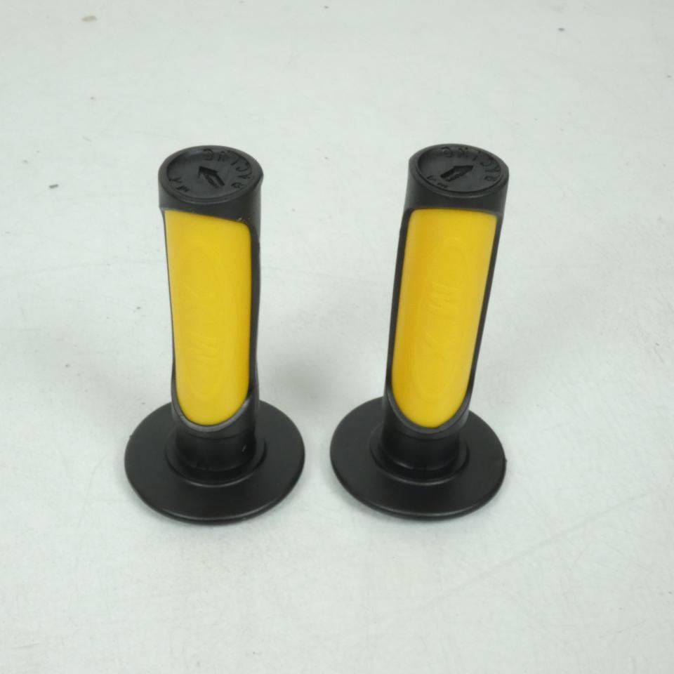 Paire de poignée Ø20mm Ø24mm MX Racing Jaune Sifam pour moto POI1004Y Neuf