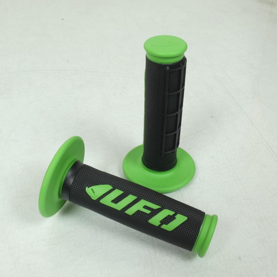 Paire poignée UFO pour moto UFO MX ENDURO MA01823#026 Noir Vert fluo Neuf