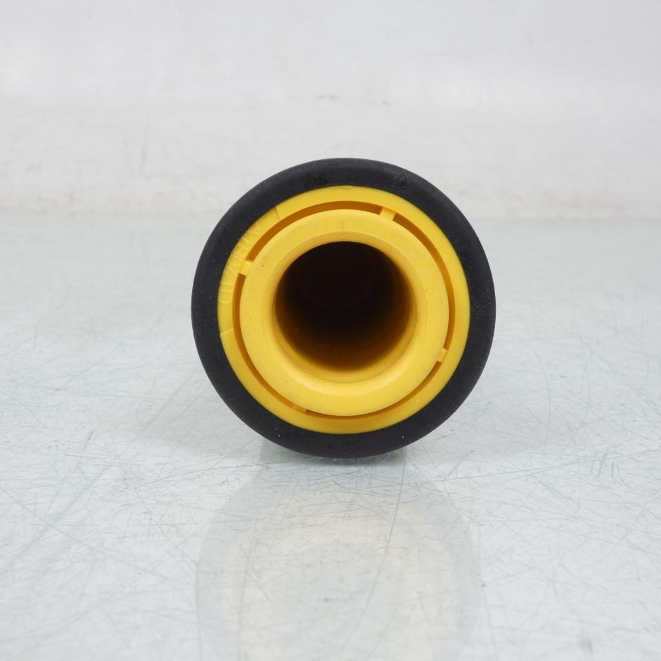 Paire revêtement poignée Noir/Jaune Domino A180 pour quad Aeon Cobra Neuf