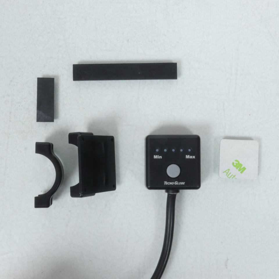 Paire de poignée chauffantes TECNO GLOBE pour moto scooter 120mm Ø25mm Neuf