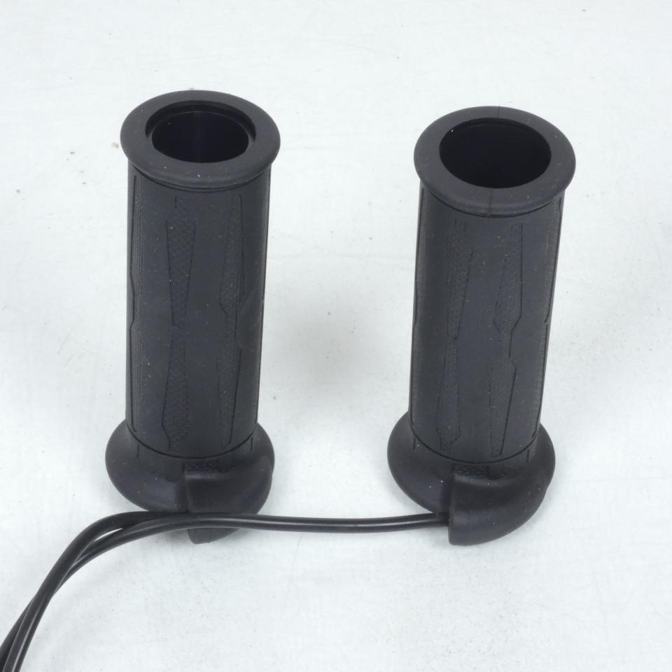 Paire de poignée chauffantes TECNO GLOBE pour moto scooter 120mm Ø25mm Neuf