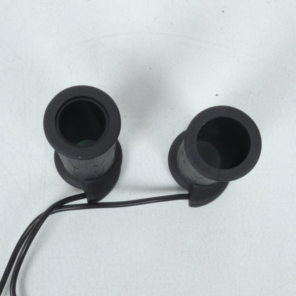 Paire de poignée chauffantes TECNO GLOBE pour moto scooter 120mm Ø25mm Neuf