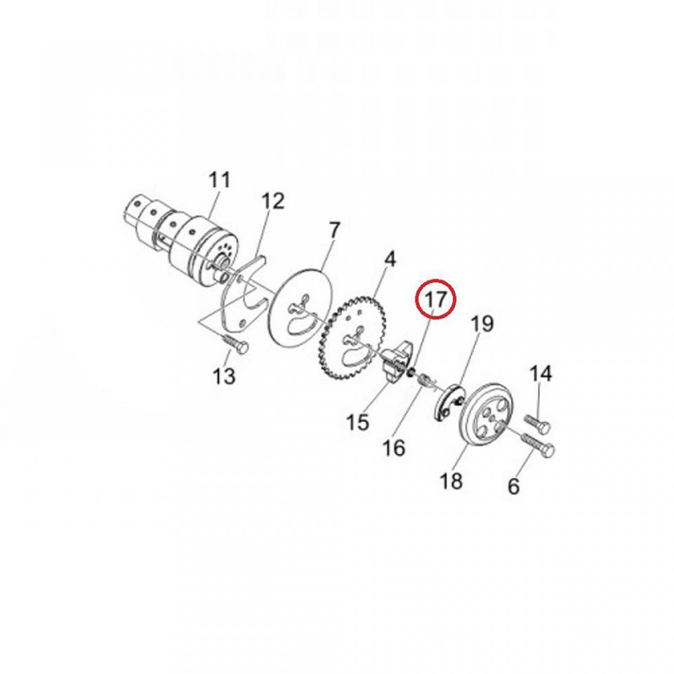 Joint moteur origine pour scooter Derbi 250 Rambla 2008-2013 487833 Neuf