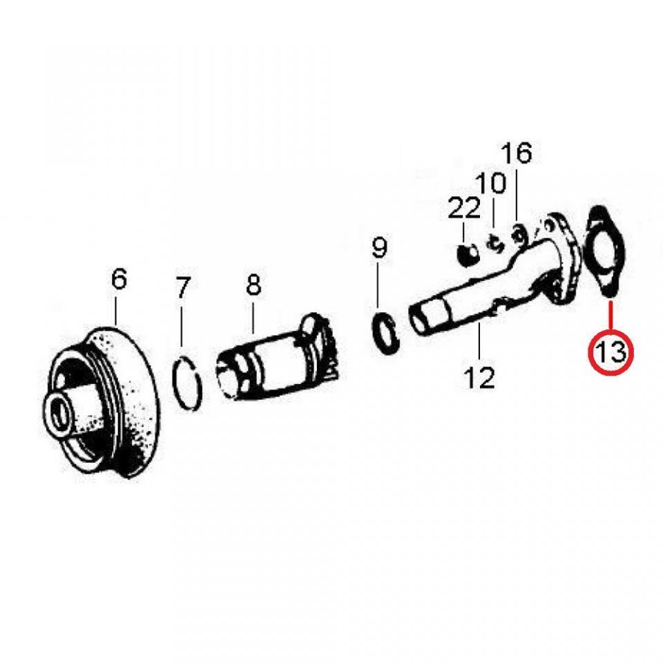 Joint moteur RMS pour scooter Piaggio 50 Vespa 1967-1982 078543 Neuf