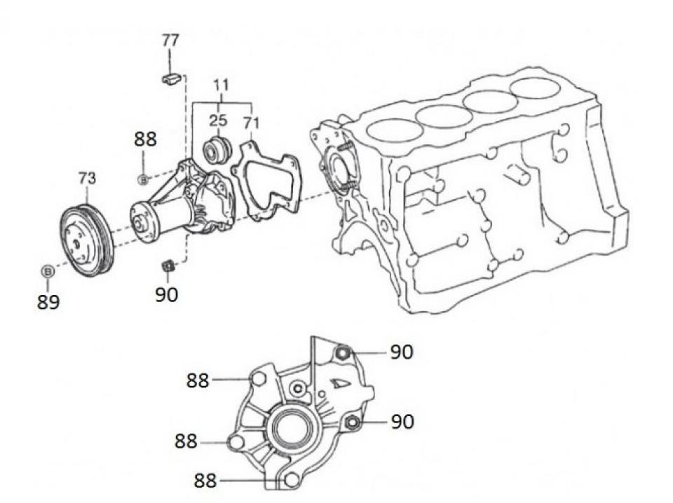 Joint moteur origine pour Auto Piaggio 1000 Porter 1998-2009 1627187104000 Neuf