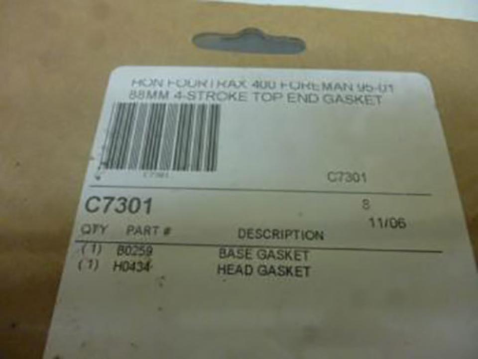 Joint moteur Générique pour Quad Honda 400 Foreman 1995-2003 C7301 Neuf