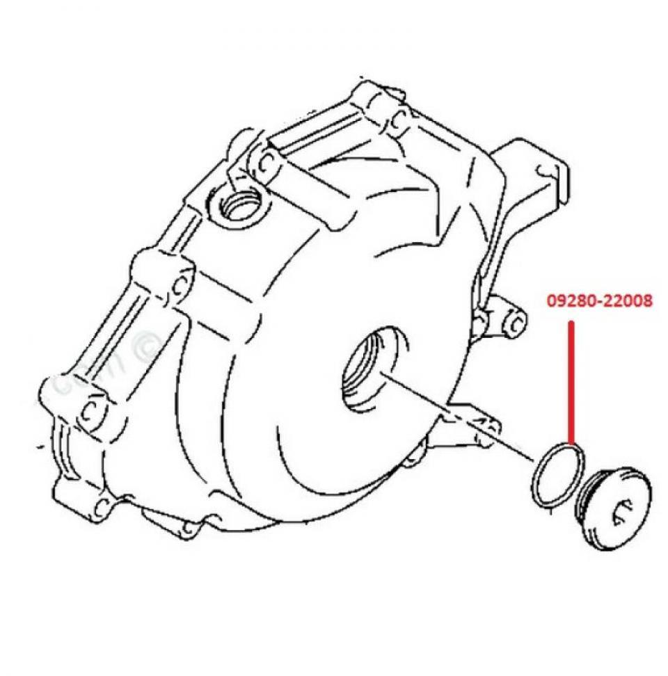 Joint torique D 3.1 ID 22.7 pour quad Suzuki 250 LTR 1985-92 09280-22008 Neuf