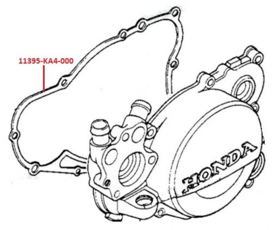 Joint moteur pour moto Honda 250 CR 1981 - 1982 11395-KA4-000 Neuf en destockage